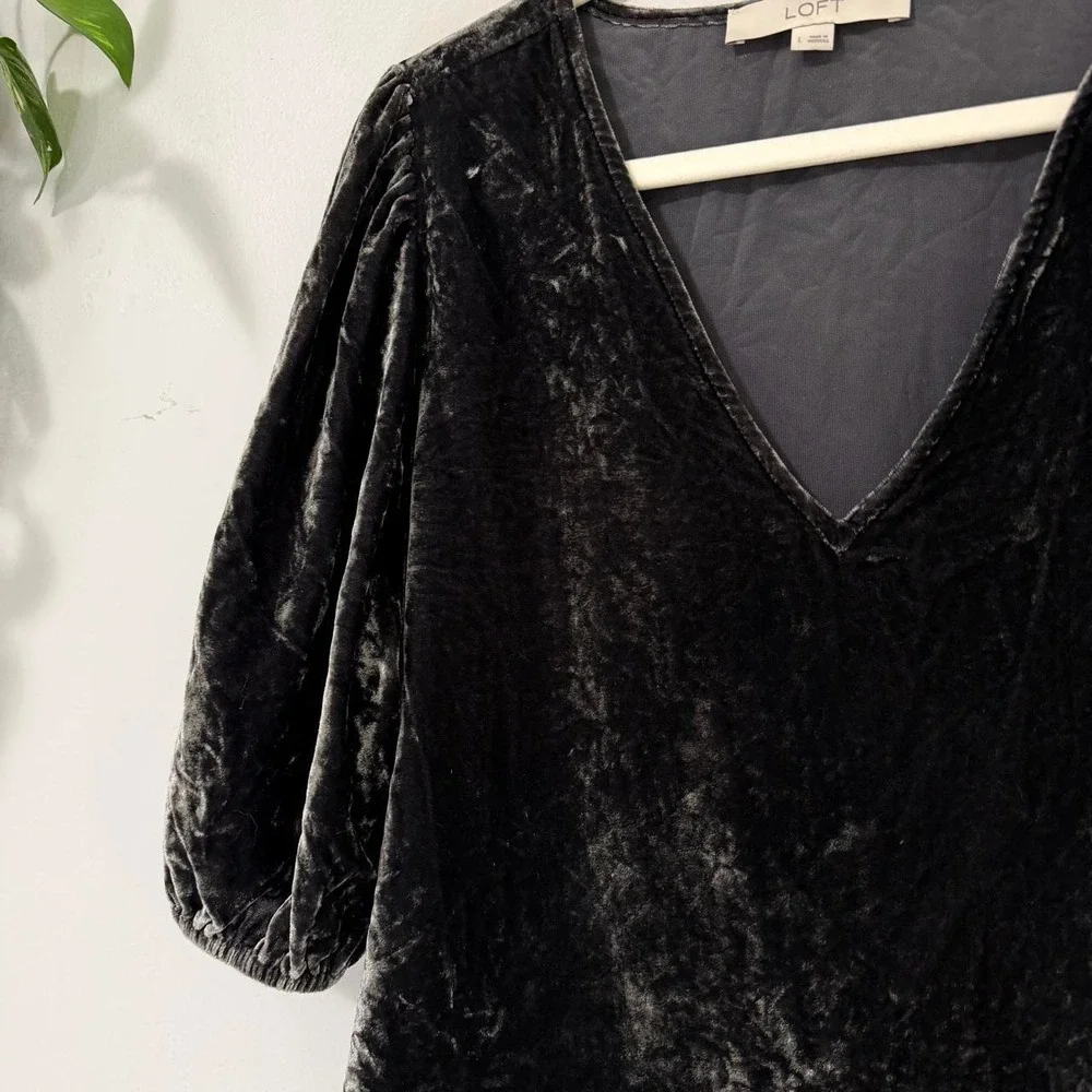 LOFT black velvet